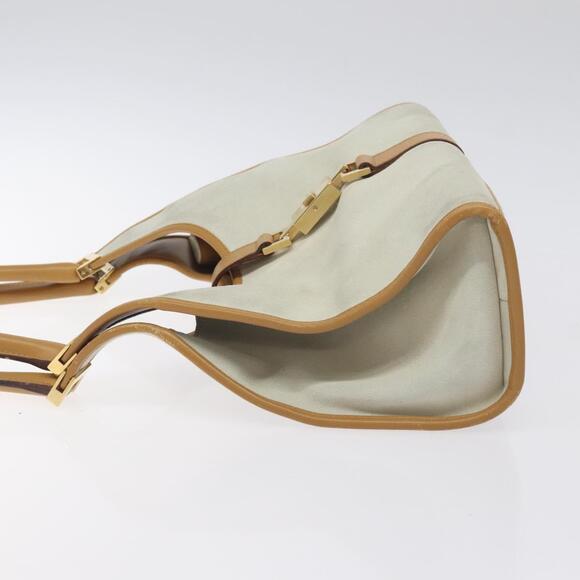 GUCCI Jackie Hand Bag Suede White Gold 002 002 - Picture 5 of 16
